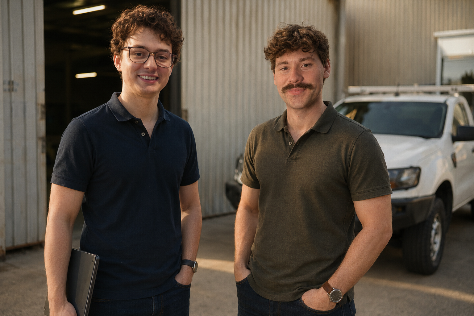 Aidan and Matt, founders of SureClaw
