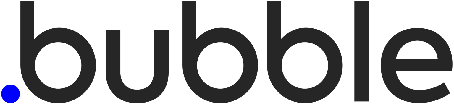 Bubble logo